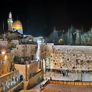 Scenic view of the ancient city of Jerusalem, Israel