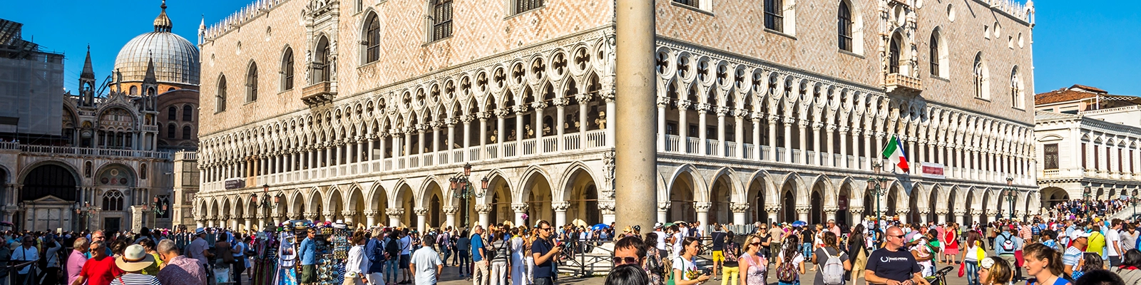 Scenic view of the stunning Doge's Palace in Venice, Italy
